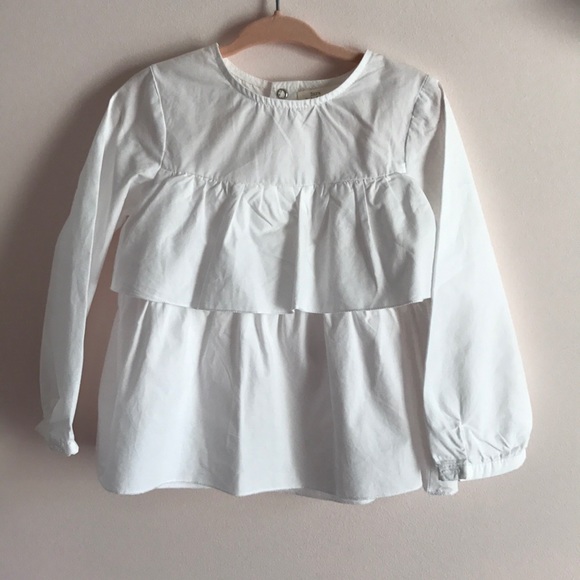 baby girl white shirt